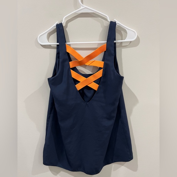NWOT ASOS Women’s Tank Top, Navy/Orange, SIZE: 4 - Picture 12 of 12